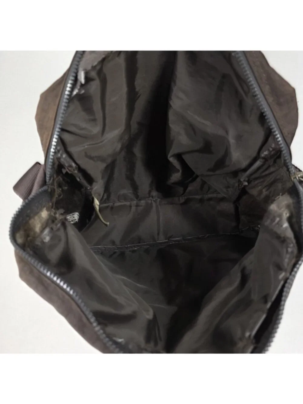 Camel Active Messenger Bag Mens Brown Nylon Crossbody Organizer Travel Commute